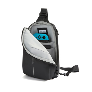Logo trade mainoslahja ja liikelahja tuotekuva: Urban Sling vettähylkivä laajennettava crossbody -laukku