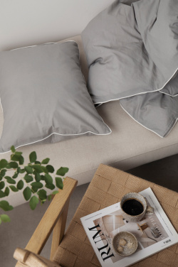 Logotrade mainostuote tuotekuva: VINGA Marston OCS -pussilakanasetti luomupuuvillaa, 4 osaa