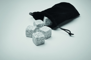 Logotrade mainoslahjat kuva: 9 kivijääkuutiota laatikossa