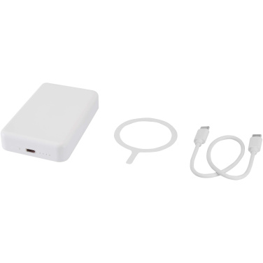 Logotrade liikelahjat kuva: Acrab 10 000 mAh:n ja 15 W:n magneettinen langaton varavirtalähde, jossa 20 W:n PD – valmistettu kierrätetystä muovista