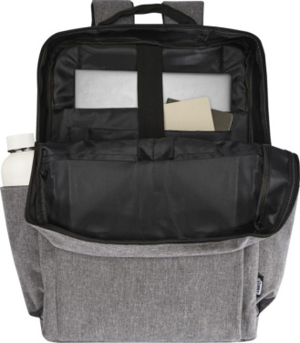 Logotrade liikelahja tuotekuva: Libra 15” GRS-kierrätetty reppu kannettavalle 15 l