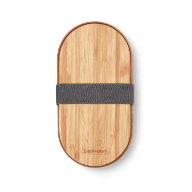 Logo trade liikelahjat mainoslahjat kuva: Black+Blum teräksestä valmistettu kaksiosainen eväsrasia