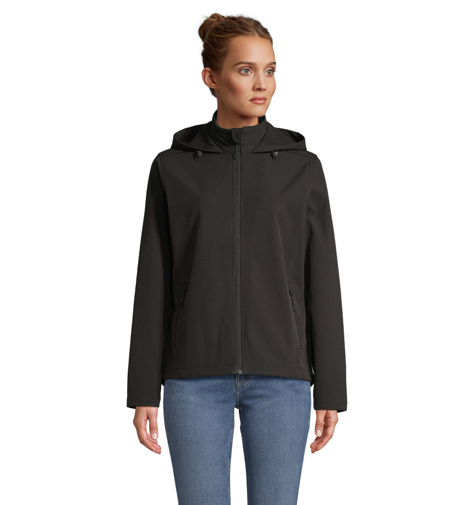 Logotrade mainostuote tuotekuva: RACE WOMEN HOODED JACKET