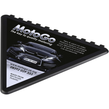 Logo trade liikelahjat tuotekuva: Frosty triangular recycled plastic ice scraper