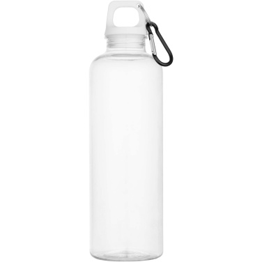 Logo trade mainoslahjat tuotekuva: Oregon 750 ml:n RCS-kierrätetystä muovista valmistettu vesipullo jousihaalla