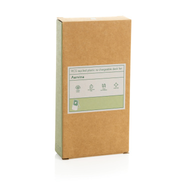 Logotrade liikelahja tuotekuva: Aervina RCS-kierätysmuovinen ladattava tuuletin