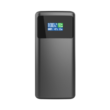 Logo trade mainostuotet tuotekuva: Quantum RCS PD45W nopea 10 000 mAh -varavirtalähde näytöllä