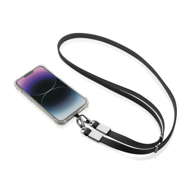 Logo trade mainoslahjat ja liikelahjat kuva: Nivo RCS-kierrätetty PET crossbody-kaulanauha