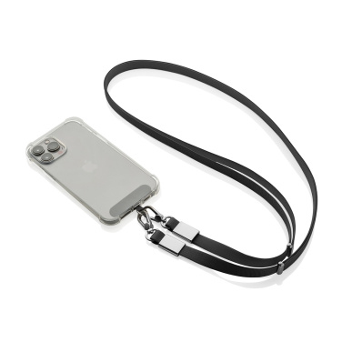 Logotrade mainoslahja ja liikelahja kuva: Nivo RCS-kierrätetty PET crossbody-kaulanauha
