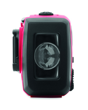 Logotrade mainostuote tuotekuva: Radio SOS LED-taskulampulla