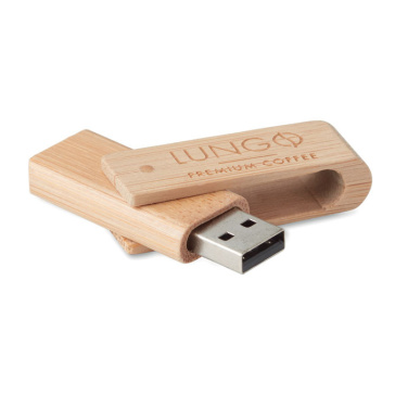 Logo trade liikelahja mainoslahja tuotekuva: Bambu USB-muistitikku 1-64GB.