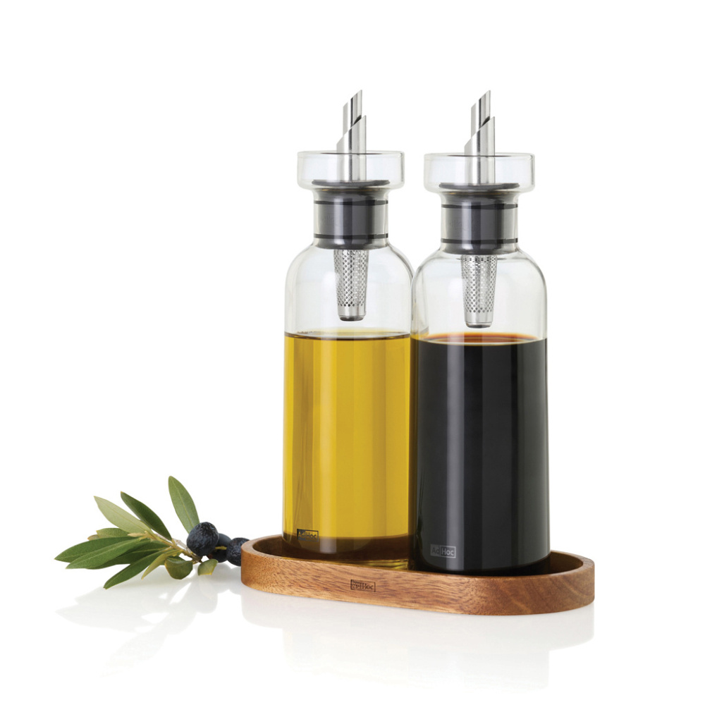 Logo trade liikelahjat mainoslahjat kuva: AdHoc Menage AromaPour öljy- ja etikkapullosetti 300 ml