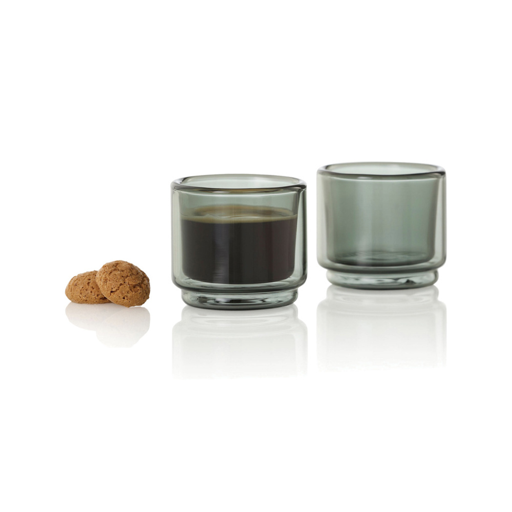 Logotrade mainoslahjat kuva: AdHoc Impact -espressomuki 45 ml, 2 kpl:n sarja