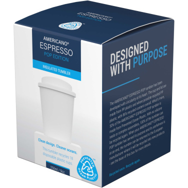Logotrade liikelahjat kuva: Americano® Espresso POP 250 ml muki, jossa on roiskesuojattu kansi