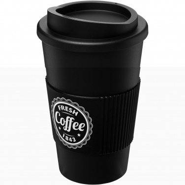 Logotrade dovana nuotrauka: Americano® 350 ml izoliuotas stiklainis su rankena