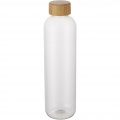 Ziggs 1000 ml perdirbto plastiko vandens butelis, Skaidrus skaidrus