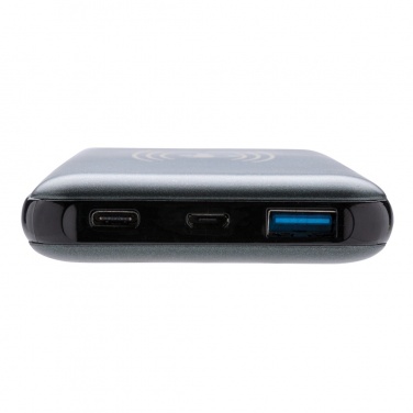 Logotrade verslo dovanos nuotrauka: 10 000 mAh greito įkrovimo 10 W belaidis maitinimo blokas su PD