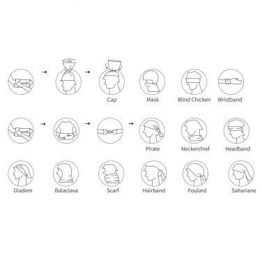 Logotrade firminės dovanos nuotrauka: Daugiafunkcinis šalikas