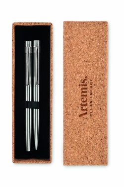 Logotrade firminės dovanos nuotrauka: Perdirbti nerūdijančio plieno rašikliai