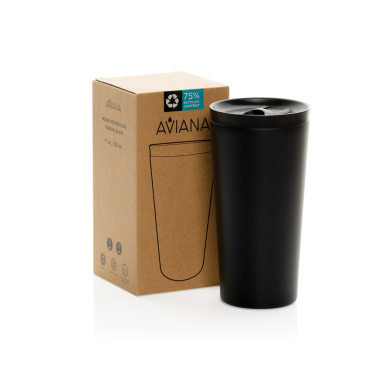 Logotrade reklaminės dovanos nuotrauka: Aviana™ Rowan RCS perdirbto stiklo stiklinė, 500 ml