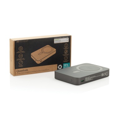 Logotrade reklaminiai produktai nuotrauka: „Quantum RCS“ itin greita 10 000 mAh magnetinė 25 W išorinė baterija