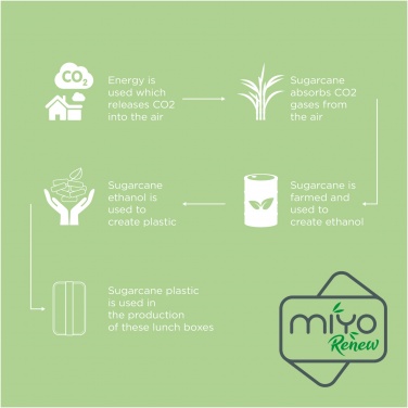 Logotrade biznesa dāvanas foto: MIYO Renew viena slāņa pusdienu kastīte