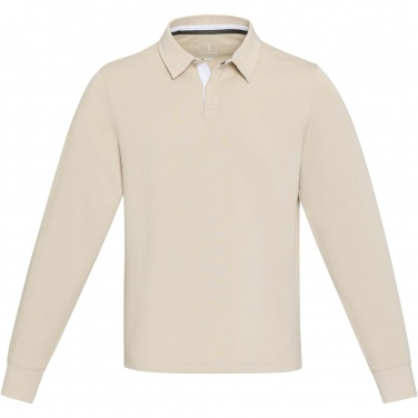 Logotrade biznesa dāvanas foto: Clyde unisex organiskais regbija polo sporta krekls