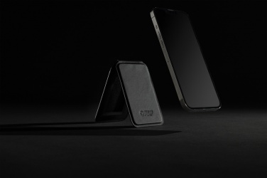 Logotrade logo dāvanas foto: Magstand RCS pārstrādāta PU magnētiskais telefona maciņš ar statīvu