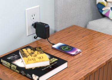 Logotrade logo dāvanas foto: Urban Vitamin Saratoga 5 in 1 universāls lādētājs