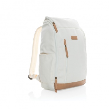 Logotrade dāvanas foto: Impact AWARE™ 16 unces. pārstrādāta audekla 15" klēpjdatora mugursoma