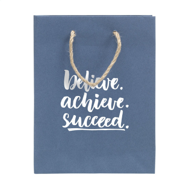 Logotrade logo dāvanas foto: Leaf It Bag pārstrādāts ar džinsu šķiedrām (180 g/m²) S