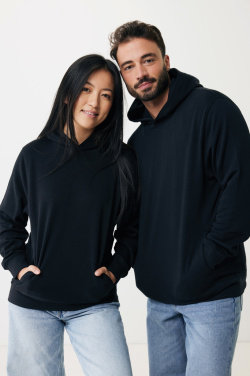 Logotrade logo dāvanas foto: Iqoniq Yengo pārstrādāta kokvilnas kapuce ar sānu kabatām