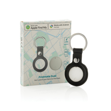 Logotrade biznesa dāvanas foto: Findmate Dual RCS pārstrādātas plastmasas priekšmetu meklētājs IPX 5