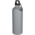 Oregon 750 ml matēta RCS pārstrādāta vienas sienas nerūsējošā tērauda ūdens pudele ar karabīni, Pelēks