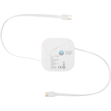 Logotrade ziemassvētku dāvanas foto: Gloas 5-in-1 pārstrādāts ievelkams datu sinhronizācijas un 100 W ātrās uzlādes kabelis ar viedtālruņa rīku komplektu