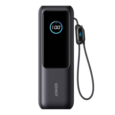 Logotrade logo dāvanas foto: Anker Power Bank 25.000 mAh 165W, iebūvēts izvelkams kabelis