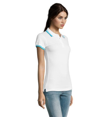 Logotrade biznesa dāvanas foto: PASADENA sieviešu polo 200g