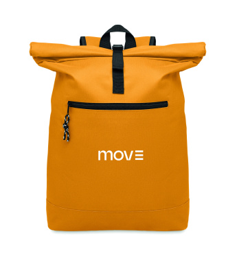 Logotrade ziemassvētku dāvanas foto: 600D poliestera rolltop mugursoma