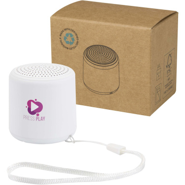 Logotrade Ideja dāvanas foto: Velkis 3W pārstrādātas plastmasas bezvadu Bluetooth® skaļrunis