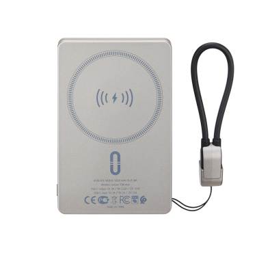 Logotrade biznesa dāvanas foto: Bezvadu Magsafe VA2616 pārnēsājamais akumulators 15W 5000 mAh RIVACASE