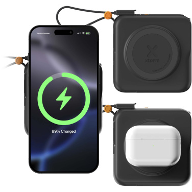 Logotrade ziemassvētku dāvanas foto: Xtorm TravelPro 30W 10.000 mAh 3-in-1 ceļojumu lādētājs