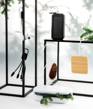 Лого трейд бизнес-подарки фото: Стерилизатор УФ-С с беспроводным зарядным устройством 5 Вт