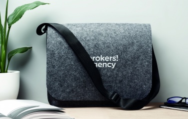 Логотрейд pекламные cувениры картинка: Сумка для ноутбука фетр RPET