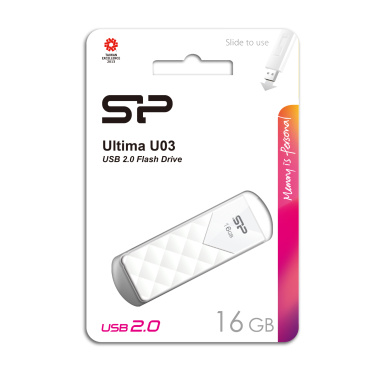 Логотрейд pекламные подарки картинка: Pendrive Silicon Power ultima u03