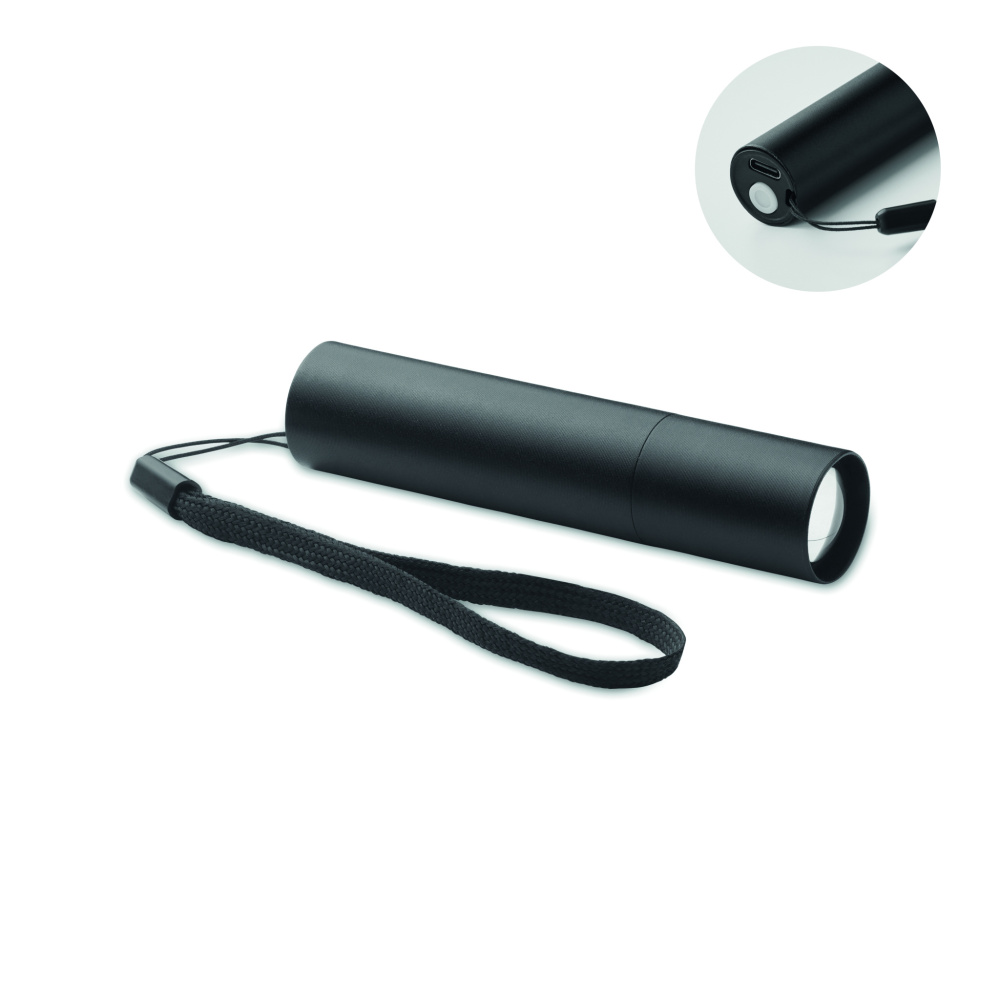 Логотрейд бизнес-подарки картинка: Aluminium rechargeable torch