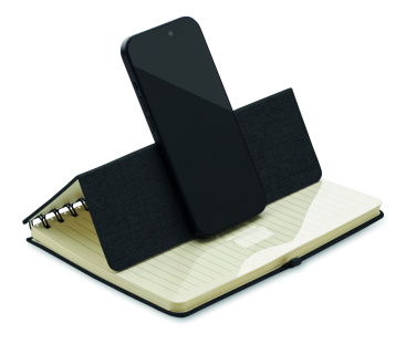 Логотрейд pекламные продукты картинка: A5 notebook with phone holder