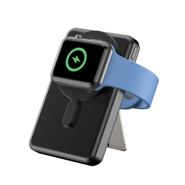 Логотрейд pекламные подарки картинка: Магнитный блок питания Urban Vitamin Delano 5 в 1, 10 000 мАч, 20 Вт в сутки