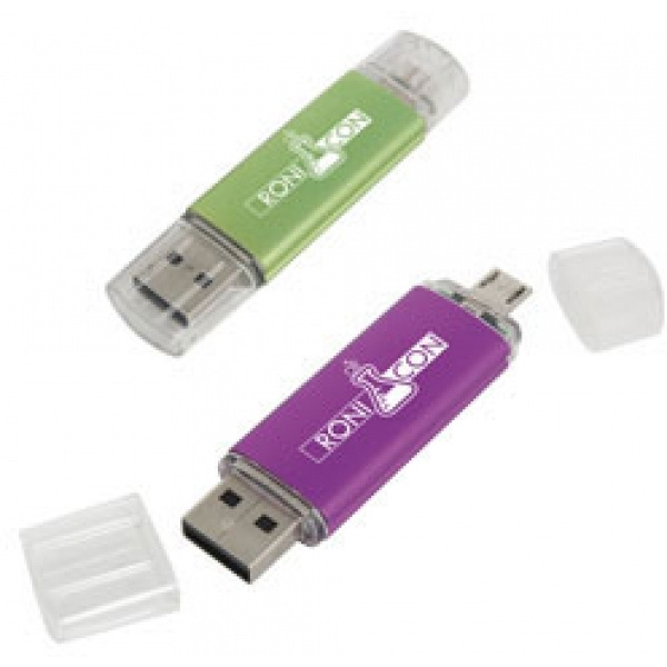 Лого трейд pекламные продукты фото: Металлический и пластиковый OTG USB-накопитель
