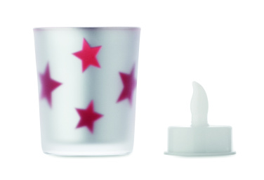 Лого трейд pекламные подарки фото: LED tea light candle