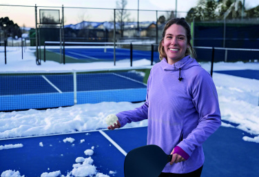 Лого трейд бизнес-подарки фото: Pickle ball paddle set